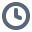 gray clock icon